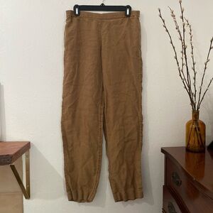 J. Jill Brown Chinos Relaxed Fit Elastic Waist